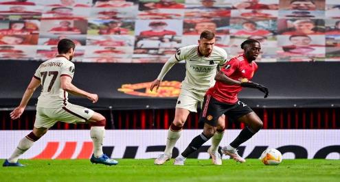 كافاني يقود يونايتد لملامسة نهائي الدوري الأوروبي بسداسية في روما